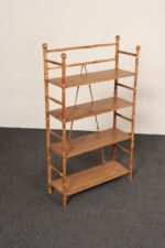 Antique Aesthestic Movement Bamboo Four Tier Curio Shelf / Etagere / Bookshelf - Image 2