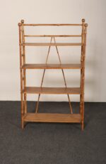 Antique Aesthestic Movement Bamboo Four Tier Curio Shelf / Etagere / Bookshelf - Image 9