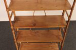 Antique Aesthestic Movement Bamboo Four Tier Curio Shelf / Etagere / Bookshelf - Image 11