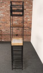 Mid-Century Modern 39-Bottle Iron Wine Rack by Arthur Umanoff for Shaver Howard - Image 6