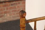 Victorian Style Torched Bamboo and Grasscloth Four-Tier Etagere / Bookshelf - Image 30