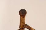 Victorian Style Torched Bamboo and Grasscloth Four-Tier Etagere / Bookshelf - Image 29