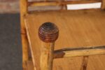 Victorian Style Torched Bamboo and Grasscloth Four-Tier Etagere / Bookshelf - Image 27