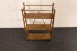 Petite Folk Art Victorian Style Gold Bamboo Three Tier Curio Shelf / Bookshelf - Image 10