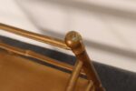 Petite Folk Art Victorian Style Gold Bamboo Three Tier Curio Shelf / Bookshelf - Image 14