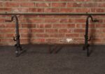 Antique Arts and Crafts Style Hand-Forged Serpentine / Snake Form Andirons - Image 8