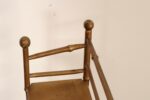 Petite Folk Art Victorian Style Gold Bamboo Three Tier Curio Shelf / Bookshelf - Image 19