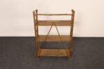 Petite Folk Art Victorian Style Gold Bamboo Three Tier Curio Shelf / Bookshelf - Image 21