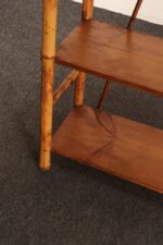 English Aesthestic Movement Bamboo Five Tier Curio Shelf / Etagere / Bookshelf - Image 22