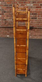 English Aesthestic Movement Bamboo Five Tier Curio Shelf / Etagere / Bookshelf - Image 6
