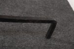 Pair of Vintage French Modernist Iron Andirons with Brass Ball Finial Decoration - Image 17