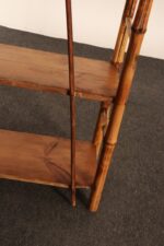 English Aesthestic Movement Bamboo Five Tier Curio Shelf / Etagere / Bookshelf - Image 9