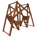 Vintage Petite Salesman Sample Wooden Glider / Double Swing Tabletop Model