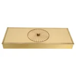 Vintage Georges Briard "El Dorado" Brass and Cedar Decorative Box / Jewelry Box