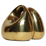 Vintage Brass Finish "Orb" Bookends by Ben Seibel for Jenfred Ware