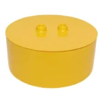 1970s Mid-Century Modern Yellow Melamine Lidded Serving Bowl by Massimo Vignelli for Heller