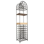 Mid-Century Modern 39-Bottle Iron Wine Rack by Arthur Umanoff for Shaver Howard