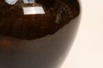 Vintage French Bulbous Mouth Blown Glass Demijohn / Carboy in Dark Olive Green - Image 18
