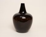 Vintage French Bulbous Mouth Blown Glass Demijohn / Carboy in Dark Olive Green - Image 4