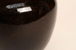 Vintage French Bulbous Mouth Blown Glass Demijohn / Carboy in Dark Olive Green - Image 26