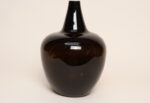 Vintage French Bulbous Mouth Blown Glass Demijohn / Carboy in Dark Olive Green - Image 7