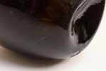 Vintage French Bulbous Mouth Blown Glass Demijohn / Carboy in Dark Olive Green - Image 32