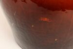 Vintage French Amber Glass Demijohn / Bonbonne Ambrée Brune - Image 24