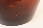 Vintage French Amber Glass Demijohn / Bonbonne Ambrée Brune - Image 23
