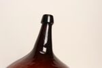 Vintage French Amber Glass Demijohn / Bonbonne Ambrée Brune - Image 8