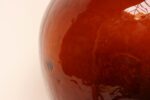 Vintage French Amber Glass Demijohn / Bonbonne Ambrée Brune - Image 18
