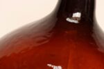 Vintage French Amber Glass Demijohn / Bonbonne Ambrée Brune - Image 17