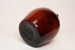 Vintage French Amber Glass Demijohn / Bonbonne Ambrée Brune - Image 7