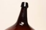 Vintage French Amber Glass Demijohn / Bonbonne Ambrée Brune - Image 9