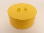 1970s Mid-Century Modern Yellow Melamine Lidded Serving Bowl by Massimo Vignelli for Heller - Image 2