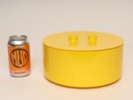 1970s Mid-Century Modern Yellow Melamine Lidded Serving Bowl by Massimo Vignelli for Heller - Image 7