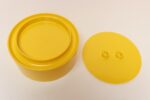 1970s Mid-Century Modern Yellow Melamine Lidded Serving Bowl by Massimo Vignelli for Heller - Image 6