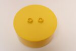 1970s Mid-Century Modern Yellow Melamine Lidded Serving Bowl by Massimo Vignelli for Heller - Image 3