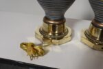 Pair of Hollywood Regency Style Chinoiserie Enamel Glazed Ceramic Table Lamps - Image 18