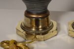 Pair of Hollywood Regency Style Chinoiserie Enamel Glazed Ceramic Table Lamps - Image 19
