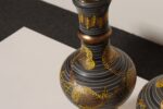 Pair of Hollywood Regency Style Chinoiserie Enamel Glazed Ceramic Table Lamps - Image 12