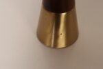 Vintage Sculptural Solid Brass and Walnut Table Lamp by Tony Paul for Westwood - Image 18
