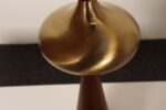 Vintage Sculptural Solid Brass and Walnut Table Lamp by Tony Paul for Westwood - Image 13