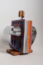 Art Deco Chrome and Walnut Expandable Magazine Rack by Fred D. Farr for Revere - Image 4