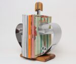 Art Deco Chrome and Walnut Expandable Magazine Rack by Fred D. Farr for Revere - Image 3