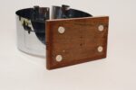 Art Deco Chrome and Walnut Expandable Magazine Rack by Fred D. Farr for Revere - Image 9