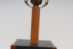 Vintage Slate and Teakwood Studio Craft Table Lamp by Harspwell House - Image 11