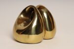 Vintage Brass Finish "Orb" Bookends by Ben Seibel for Jenfred Ware - Image 2
