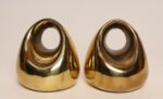 Vintage Brass Finish "Orb" Bookends by Ben Seibel for Jenfred Ware - Image 4