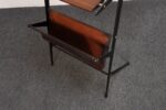 Vintage Italian Magazine Table in Walnut, Leather, and Metal Attr. to Ico Parisi - Image 19