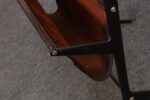 Vintage Italian Magazine Table in Walnut, Leather, and Metal Attr. to Ico Parisi - Image 21